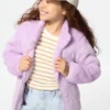 Chaqueta infantil de felpa de hilo mullido con cremallera completa Chaqueta infantil de felpa de hilo mullido con cremallera completa