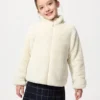 Chaqueta infantil de felpa de hilo mullido con cremallera completa Chaqueta infantil de felpa de hilo mullido con cremallera completa
