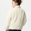 Chaqueta infantil de felpa de hilo mullido con cremallera completa Chaqueta infantil de felpa de hilo mullido con cremallera completa