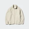 Chaqueta unisex de felpa con cremallera completa Chaqueta unisex de felpa con cremallera completa