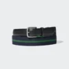 Cinturón de cuero a rayas para hombre Cinturón de cuero a rayas para hombre