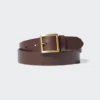 Cinturón Garrison de cuero italiano para hombre