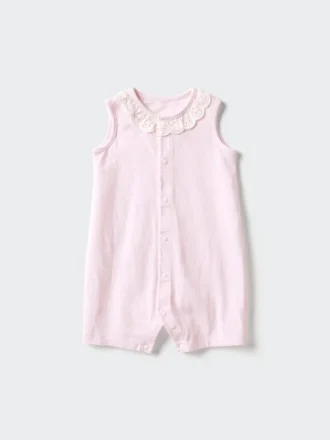 Conjunto de una pieza sin mangas para bebé
