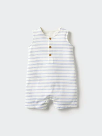 Conjunto de una pieza sin mangas para bebé