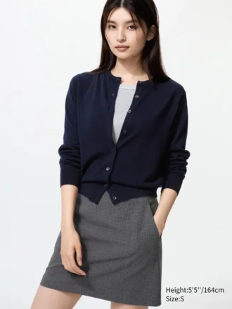 Cárdigan de merino para mujer