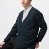 Cárdigan de punto con cuello en V para hombre Cárdigan de punto con cuello en V para hombre
