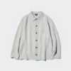 Cárdigan unisex con cuello de camisa y canalé milanés Cárdigan unisex con cuello de camisa y canalé milanés