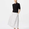 Falda Cocoon de algodón para mujer | Estampada Falda Cocoon de algodón para mujer | Estampada