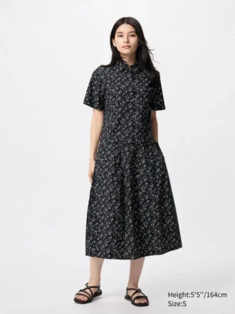 Falda Cocoon de algodón para mujer | Estampada