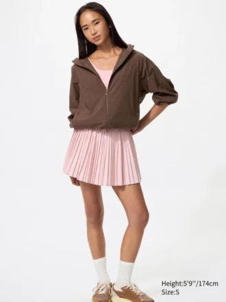Falda de tenis plisada deportiva para mujer