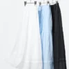 Falda maxi con volantes para mujer