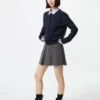 Falda pantalón plisada para mujer Falda pantalón plisada para mujer
