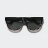 Gafas de sol unisex de montura plana Gafas de sol unisex de montura plana