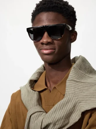 Gafas de sol unisex de montura plana