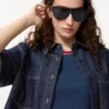 Gafas de sol unisex de montura plana Gafas de sol unisex de montura plana