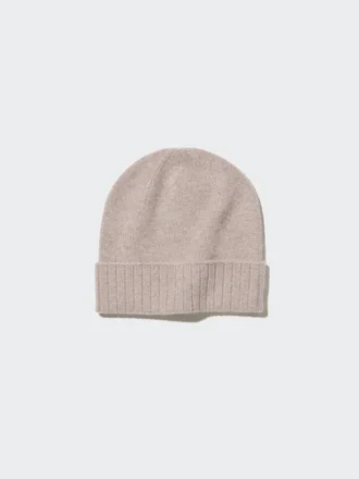Gorro de punto de cachemira unisex