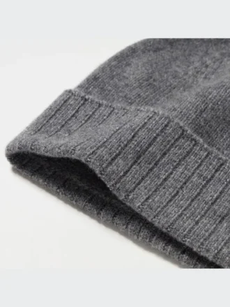 Gorro de punto de cachemira unisex