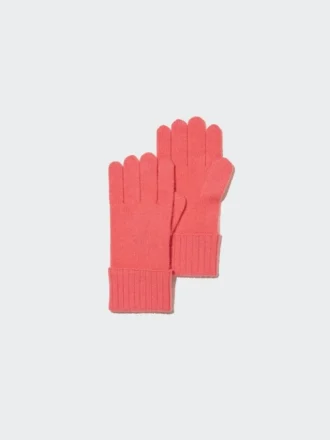 Guantes de punto de cachemira para hombre