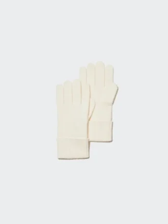 Guantes de punto de cachemira para hombre