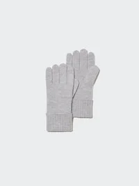Guantes de punto de cachemira para hombre