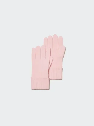 Guantes de punto de cachemira para hombre