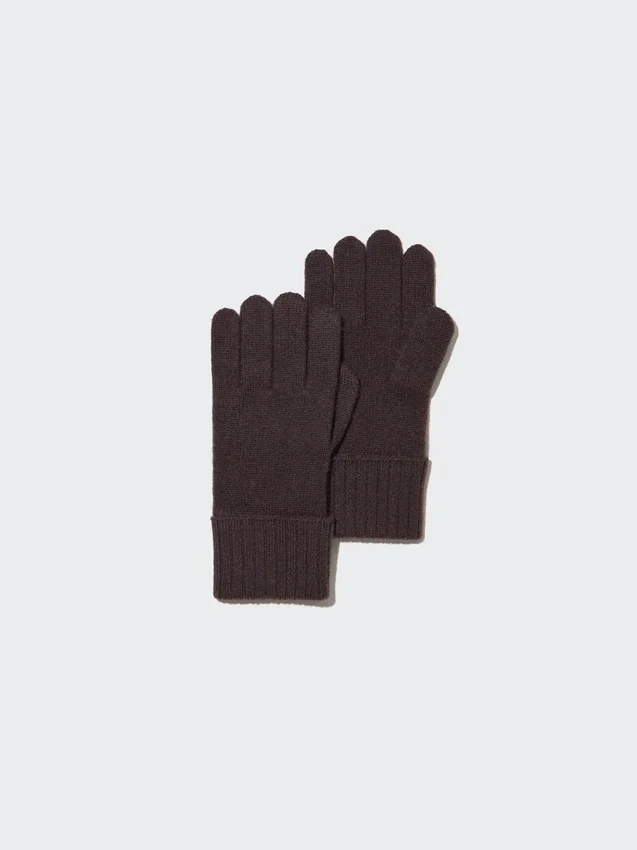 Guantes de punto de cachemira para hombre Guantes de punto de cachemira para hombre