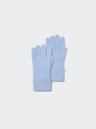 Guantes de punto de cachemira para hombre
