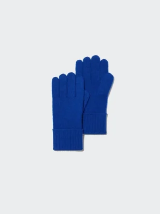 Guantes de punto de cachemira para hombre