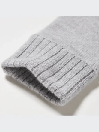 Guantes de punto de cachemira para hombre