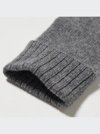 Guantes de punto de cachemira para hombre
