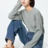 Jerséis de mujer con mini trenzado Jerséis de mujer con mini trenzado