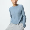Jerséis de mujer con mini trenzado Jerséis de mujer con mini trenzado