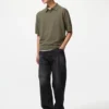 Jerséis de punto unisex lavables | Mangas cortas Jerséis de punto unisex lavables | Mangas cortas
