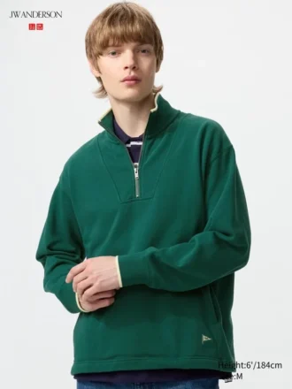 Jerséis unisex con media cremallera