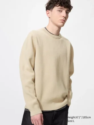 Jerséis unisex lavables con canalé milanés