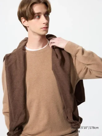 Jerséu de cachemira para hombre