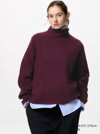 Jerséu de mujer de Souffle Yarn | Cuello alto