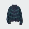 Jerséu polo de algodón liso para mujer | A rayas Jerséu polo de algodón liso para mujer | A rayas