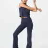 Leggings acampanados con canalé suave AIRism para mujer