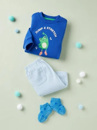 Leggings cortos Baby Baby AIRism | A rayas