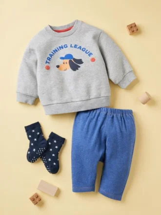 Leggings cortos Baby Baby AIRism | Estilo denim