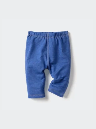 Leggings cortos para bebé | Estilo denim