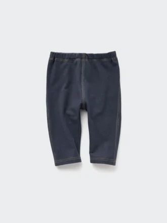 Leggings cortos para bebé | Estilo denim