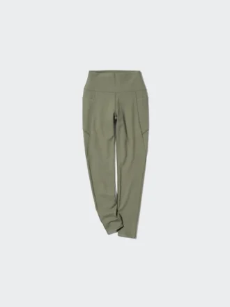 Leggings suaves con bolsillos AIRism con protección UV para mujer