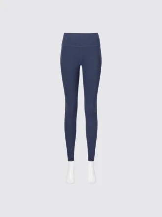 Leggings suaves con bolsillos AIRism con protección UV para mujer