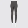 Leggings suaves con bolsillos AIRism con protección UV para mujer