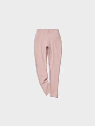 Leggings suaves con bolsillos AIRism con protección UV para mujer