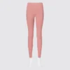 Leggings suaves con bolsillos AIRism con protección UV para mujer