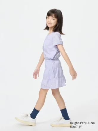 Mini faldas pantalón de jersey para niña | Bordado