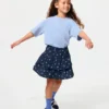 Mini faldas pantalón de jersey para niña | Flor Mini faldas pantalón de jersey para niña | Flor